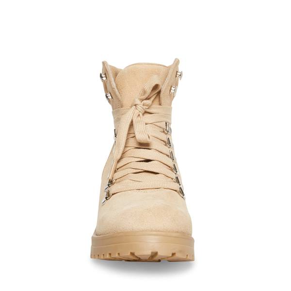 Botins Steve Madden Galway Sand Camurça Feminino Marrom | SM-673JW