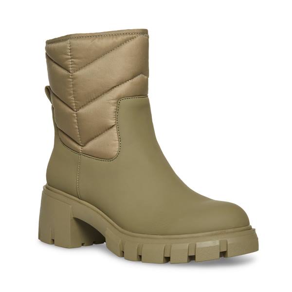 Botins Steve Madden Haldan Feminino Verdes | SM-749YU