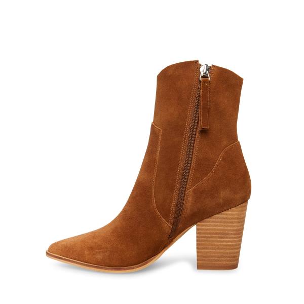 Botins Steve Madden Janetta Camurça Feminino Marrom | SM-532IU