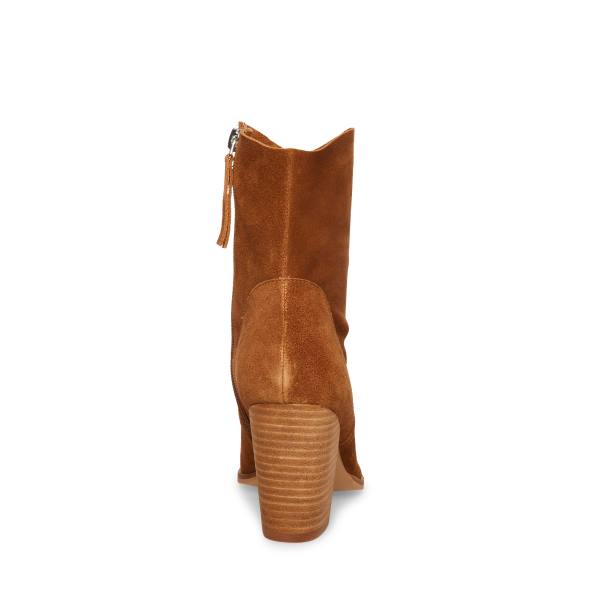 Botins Steve Madden Janetta Camurça Feminino Marrom | SM-532IU