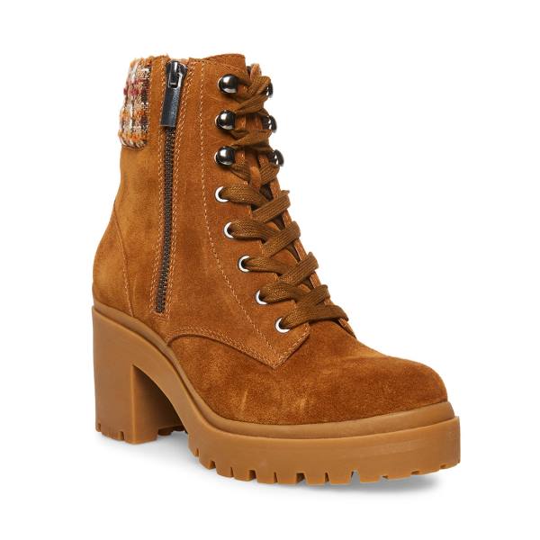 Botins Steve Madden Jaydin-f Camurça Feminino Marrom | SM-742LB