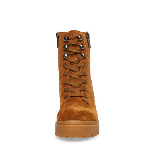 Botins Steve Madden Jaydin-f Camurça Feminino Marrom | SM-742LB