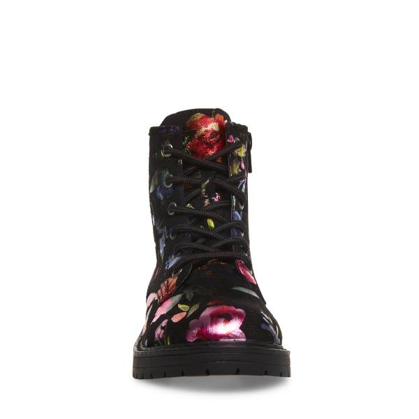 Botins Steve Madden Jbettyy Criança Pretas Multicoloridas | SM-259RK