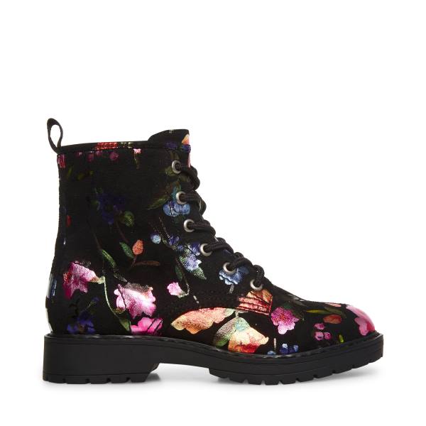 Botins Steve Madden Jbettyy Criança Pretas Multicoloridas | SM-259RK