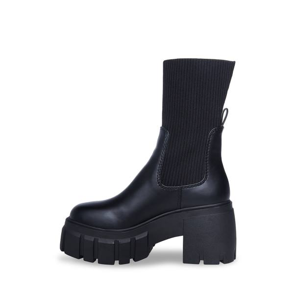 Botins Steve Madden Limit Feminino Pretas | SM-379TM