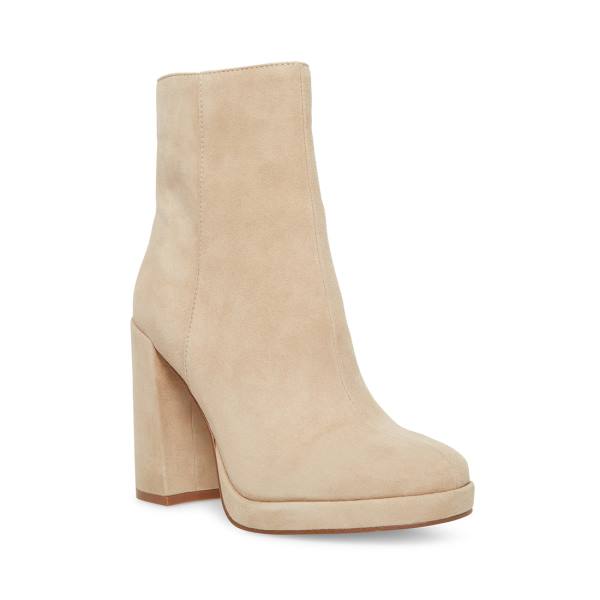 Botins Steve Madden Main Sand Camurça Feminino Marrom | SM-914RT