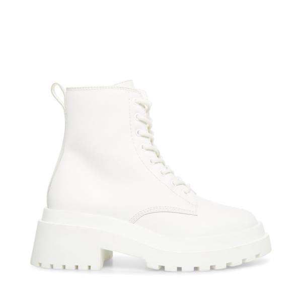 Botins Steve Madden Malvina Couro Feminino Branco | SM-864BI