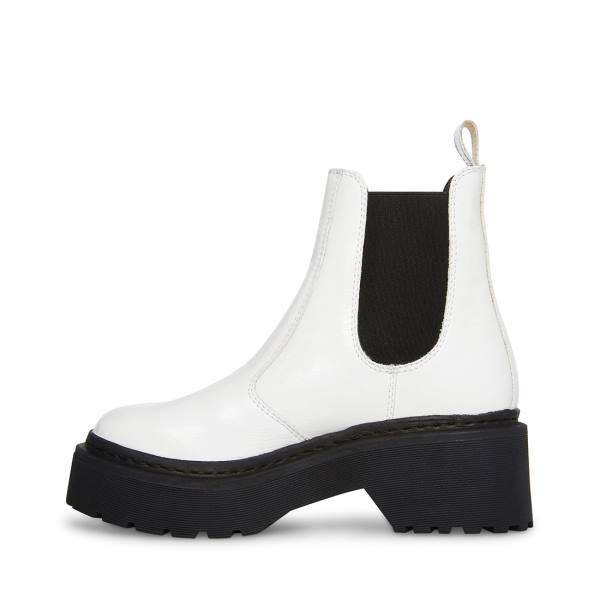 Botins Steve Madden Manzo Envernizados Feminino Branco | SM-910WO