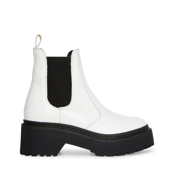 Botins Steve Madden Manzo Envernizados Feminino Branco | SM-910WO