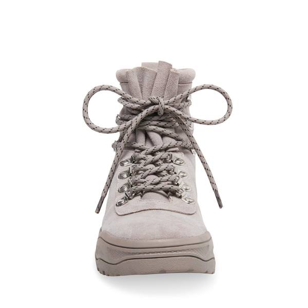 Botins Steve Madden Mojave Camurça Feminino Luz Cinzentas | SM-357WU