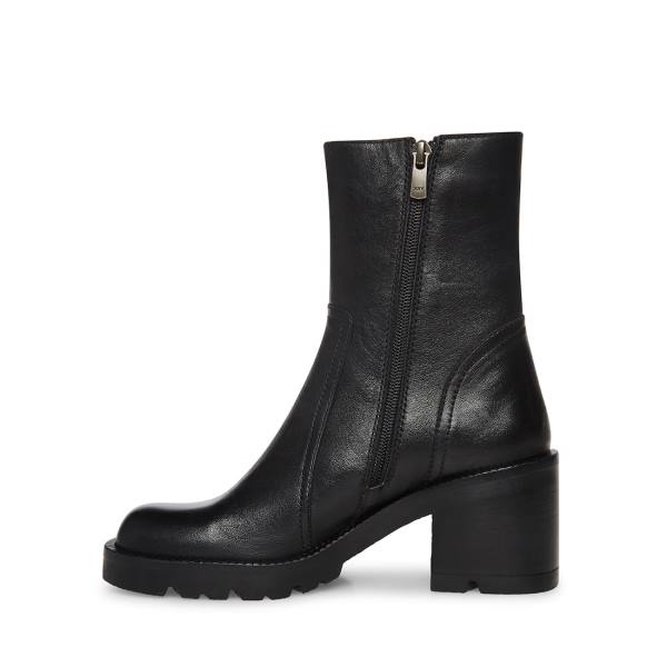 Botins Steve Madden Naya Couro Feminino Pretas | SM-507NP