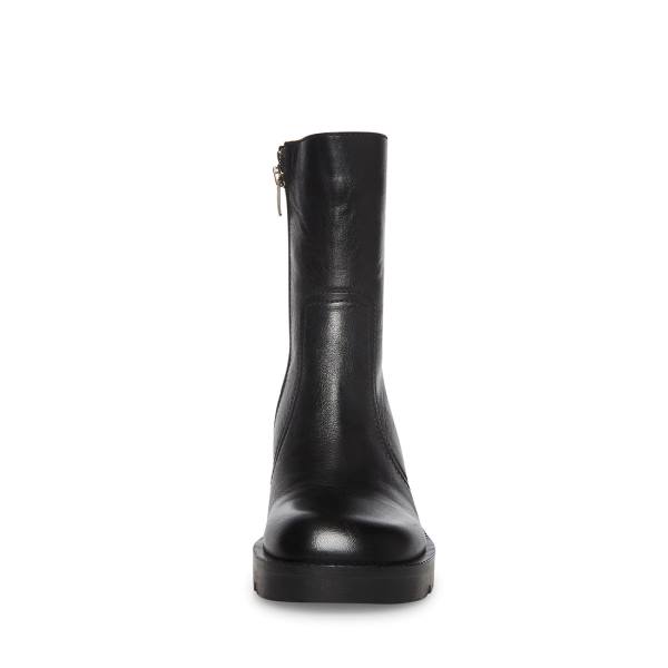 Botins Steve Madden Naya Couro Feminino Pretas | SM-507NP