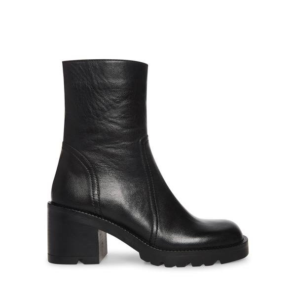 Botins Steve Madden Naya Couro Feminino Pretas | SM-507NP