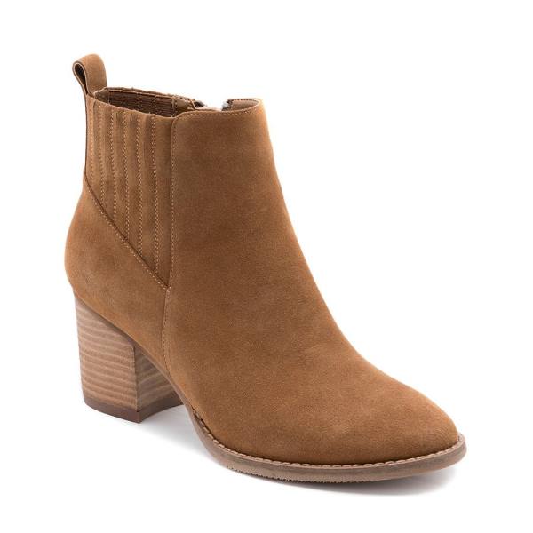 Botins Steve Madden Noa Impermeáveis Camel Camurça Feminino Marrom | SM-690QX