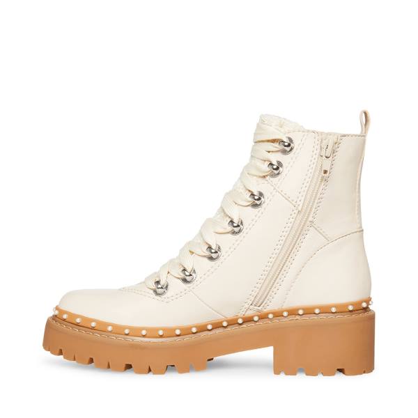 Botins Steve Madden Rainier Bone Feminino Bege Multicoloridas | SM-760GA