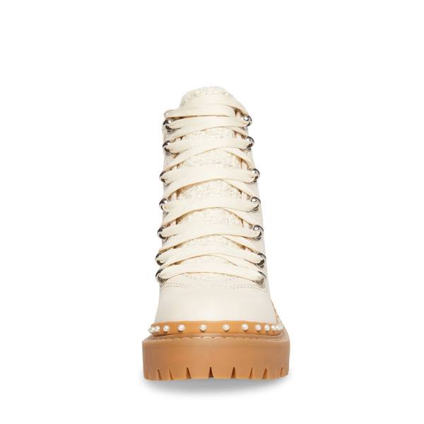 Botins Steve Madden Rainier Bone Feminino Bege Multicoloridas | SM-760GA