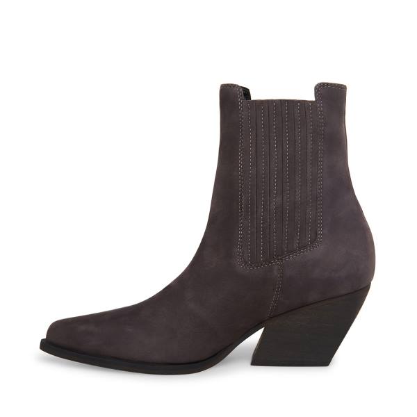 Botins Steve Madden Terezza Nubuck Feminino Cinzentas | SM-501HP