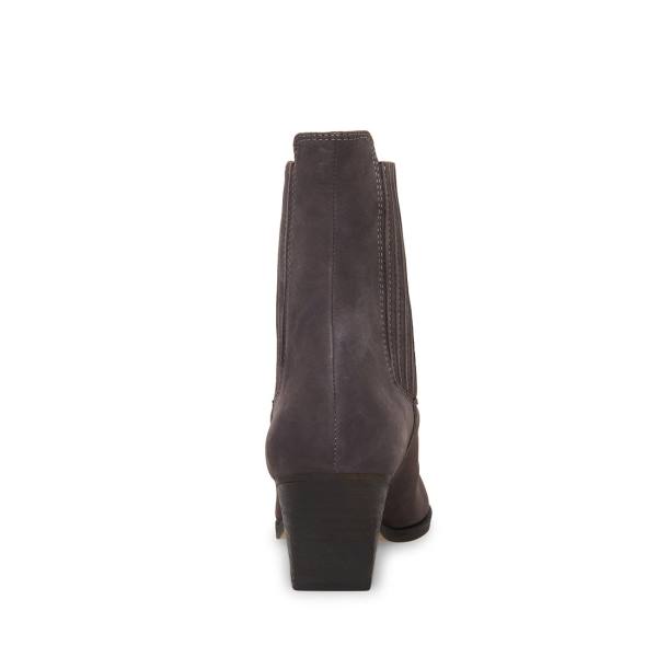 Botins Steve Madden Terezza Nubuck Feminino Cinzentas | SM-501HP