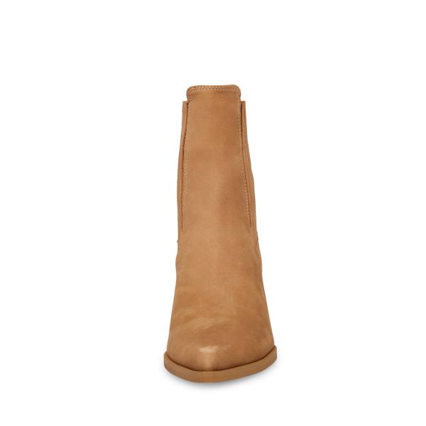 Botins Steve Madden Terezza Tan Nubuck Feminino Marrom | SM-965CM