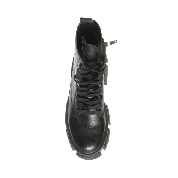 Botins Steve Madden Thora Couro Feminino Pretas | SM-419VP