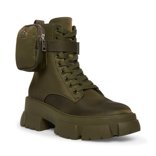 Botins Steve Madden Thora-p Feminino Verde Oliva | SM-146VW