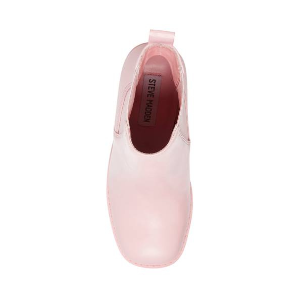 Botins Steve Madden Triple Couro Feminino Rosa | SM-410QH