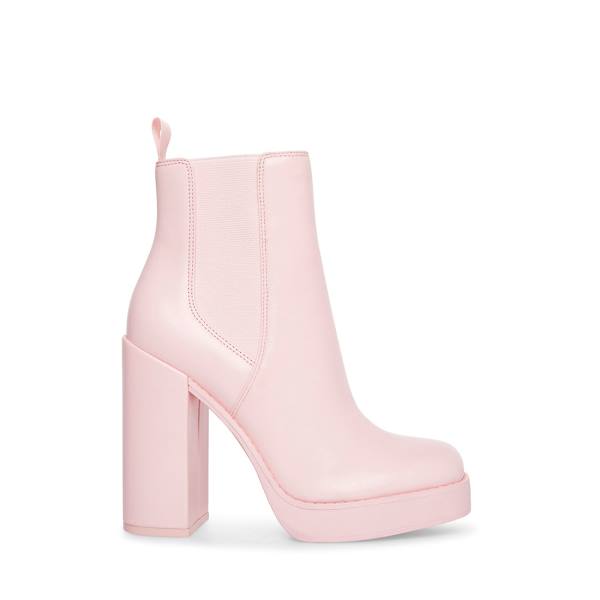 Botins Steve Madden Triple Couro Feminino Rosa | SM-410QH