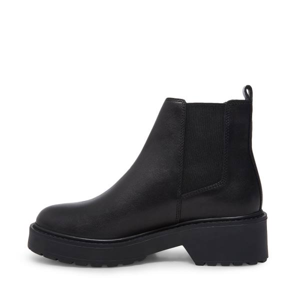 Botins Steve Madden Tyclone Couro Feminino Pretas | SM-821EO