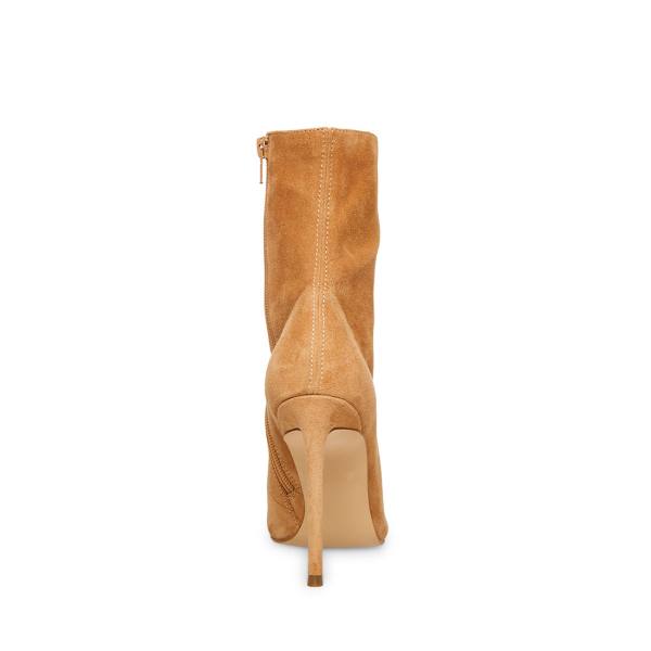 Botins Steve Madden Valency Camel Camurça Feminino Marrom | SM-596WH