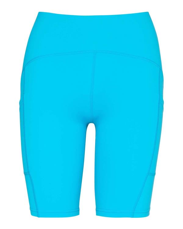 Calças Steve Madden Active Bike Curta Turquoise Feminino Turquesa | SM-457VJ