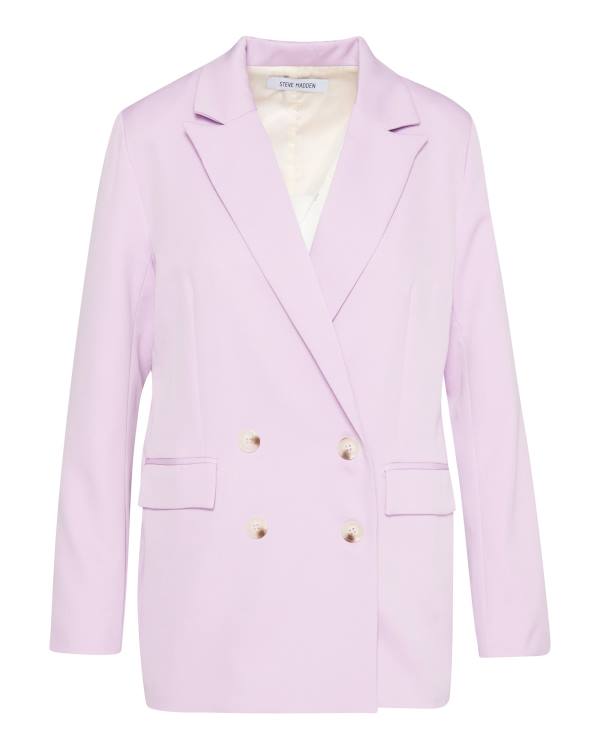 Casaco Steve Madden Boyfriend Blazer Feminino Roxo | SM-163BR