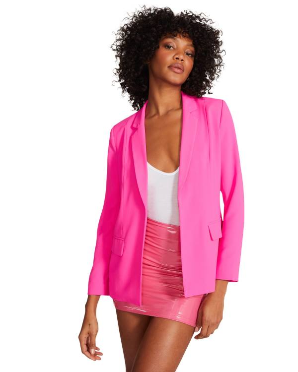 Casaco Steve Madden Hot Blazer Feminino Rosa | SM-053MZ