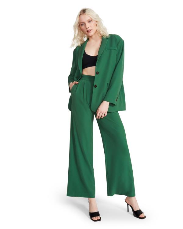 Casaco Steve Madden Oversized Blazer Feminino Verdes | SM-365WZ