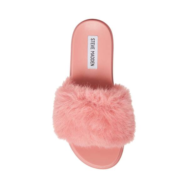 Chinelos Steve Madden Delphina Feminino Rosa | SM-639WQ