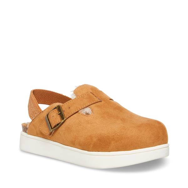 Chinelos Steve Madden Jfade Tan Criança Marrom | SM-758OZ