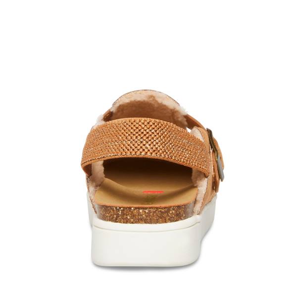 Chinelos Steve Madden Jfade Tan Criança Marrom | SM-758OZ