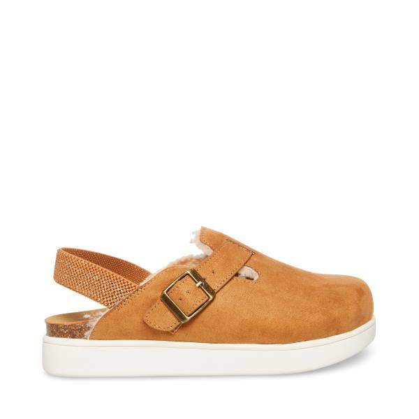 Chinelos Steve Madden Jfade Tan Criança Marrom | SM-758OZ