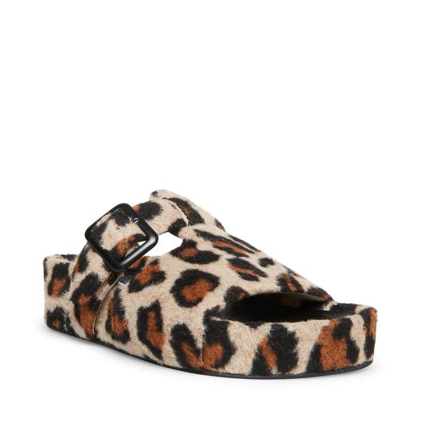 Chinelos Steve Madden Rizzle Leopard Feminino Leopardo | SM-712XY