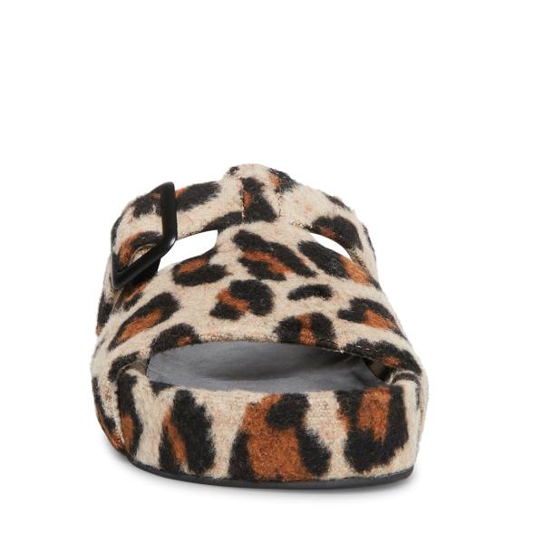 Chinelos Steve Madden Rizzle Leopard Feminino Leopardo | SM-712XY