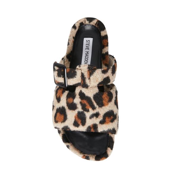 Chinelos Steve Madden Rizzle Leopard Feminino Leopardo | SM-712XY