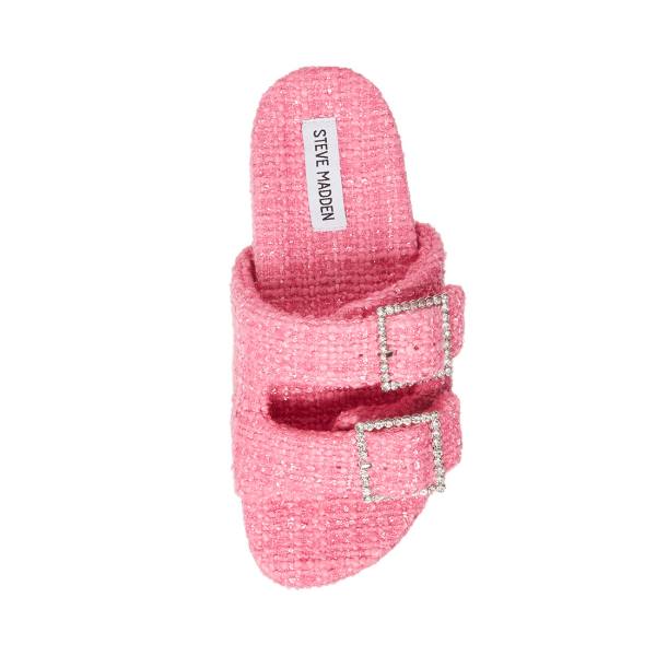 Chinelos Steve Madden Sandstorm Feminino Rosa Multicoloridas | SM-306YB