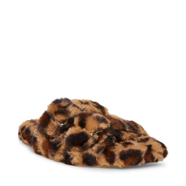 Chinelos Steve Madden Staycation Leopard Feminino Leopardo | SM-967FN