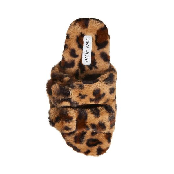 Chinelos Steve Madden Staycation Leopard Feminino Leopardo | SM-967FN