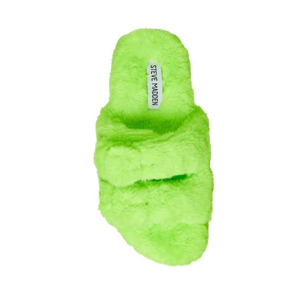 Chinelos Steve Madden Staycation Lime Feminino Luz Verdes | SM-781KR