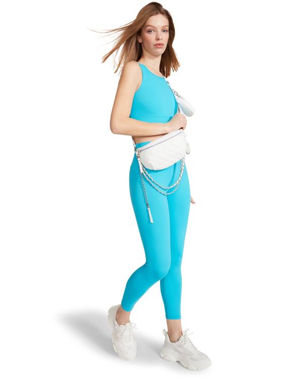 Leggings Steve Madden Active Turquoise Feminino Turquesa | SM-485JQ