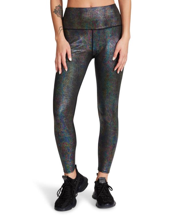 Leggings Steve Madden Iridescent Feminino Pretas | SM-734IK