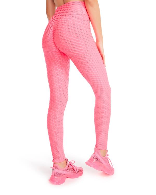 Leggings Steve Madden Maximize Scrunched Feminino Rosa | SM-389LG