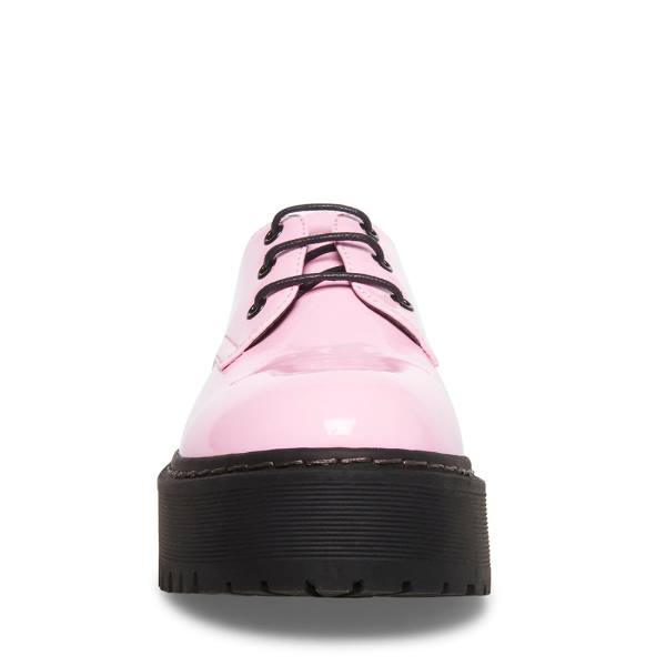 Loafers Steve Madden Brenton Envernizados Feminino Rosa | SM-328ZY