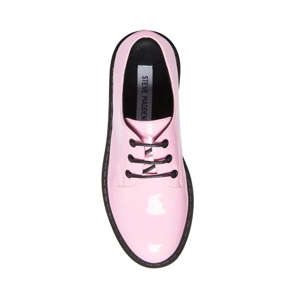 Loafers Steve Madden Brenton Envernizados Feminino Rosa | SM-328ZY