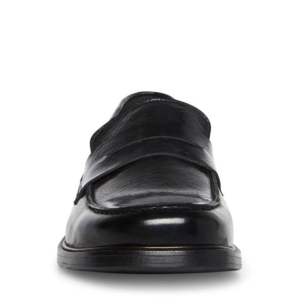 Loafers Steve Madden Brookline Envernizados Masculino Pretas | SM-807IA